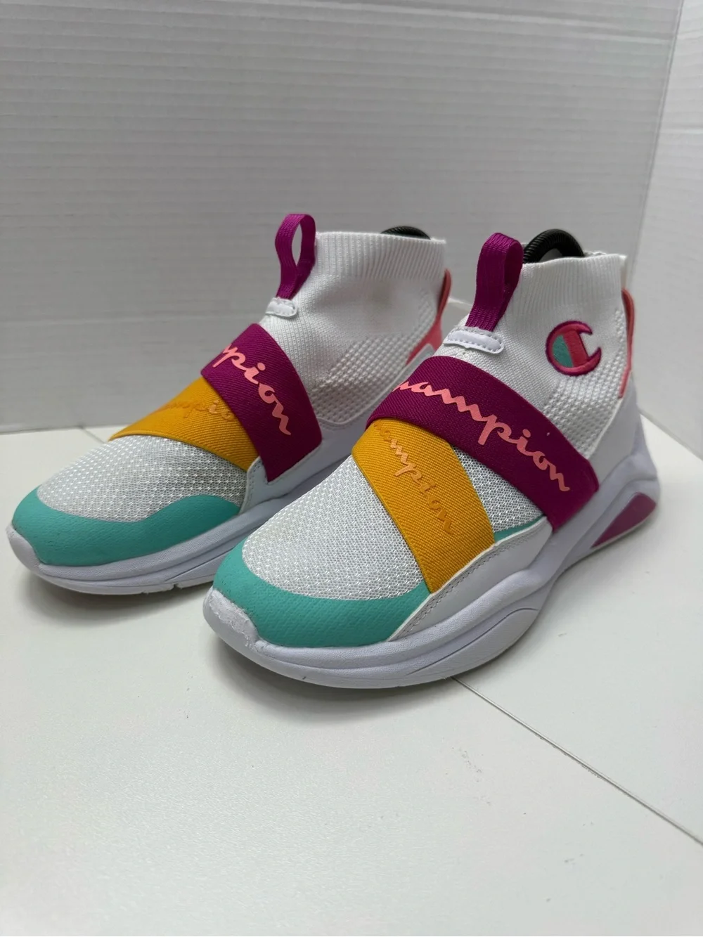 Champion Women's Lady Legend V CB High-Top SNEAKER Sz 6